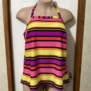Cacique Purple and Orange Swim Coverup